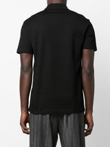 Versace Logo Black Polo Shirt