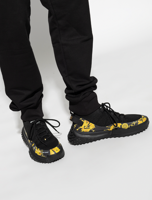 Chain Couture Sneakers Black/Gold