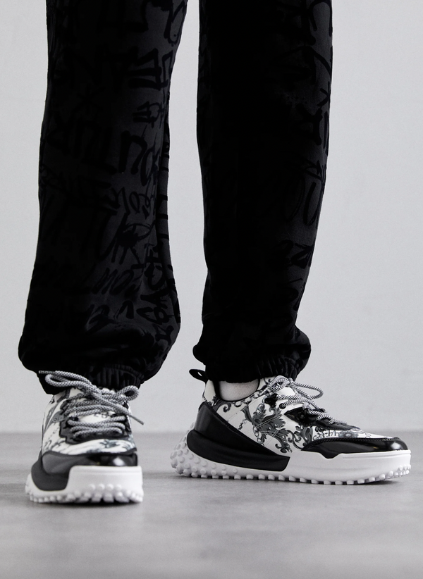 Men’s Chain Couture Sneaker Black/Grey