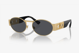 Oval Matte Gold Sunglasses