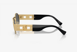 Oval Matte Gold Sunglasses