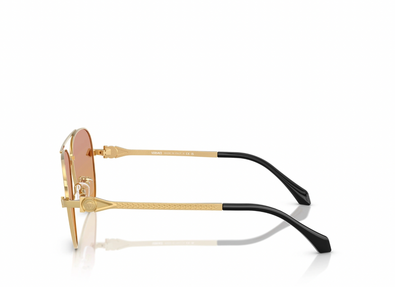 Sunset Gradient Gold Frame Sunglasses