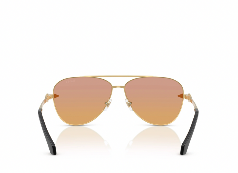 Sunset Gradient Gold Frame Sunglasses