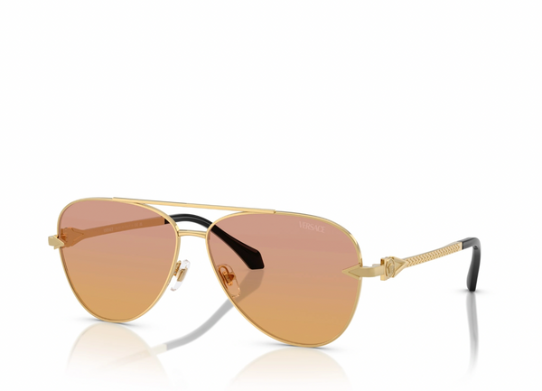 Sunset Gradient Gold Frame Sunglasses