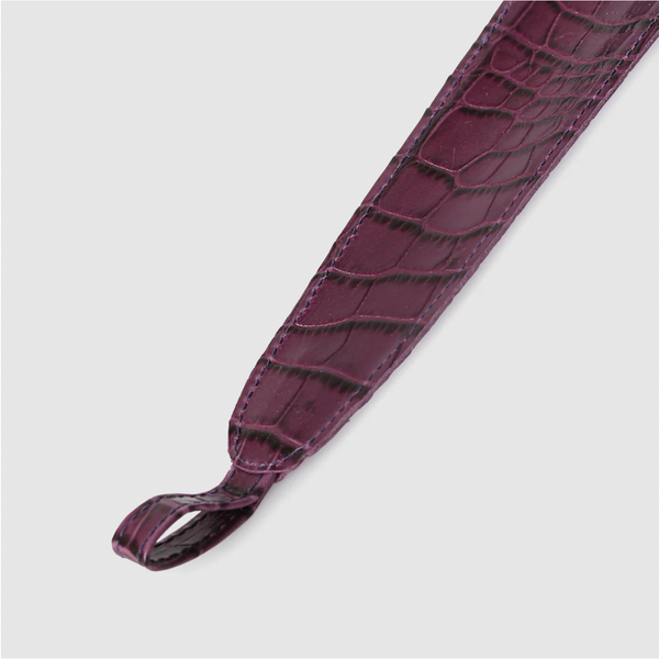Burgundy Scale Shoe Horn
