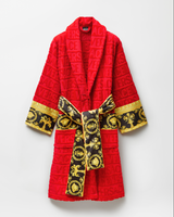 I Love ♡ Baroque Bathrobe - Red