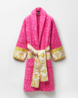 I Love ♡ Baroque Bathrobe - Pink