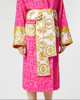 I Love ♡ Baroque Bathrobe - Pink