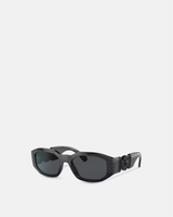 Medusa Biggie Sunglasses - Black on Black