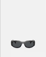 Medusa Biggie Sunglasses - Black on Black