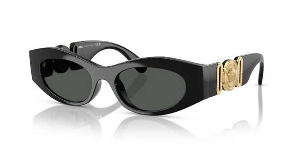 Black Rounded Biggie Sunglasses