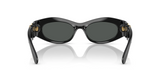 Black Rounded Biggie Sunglasses