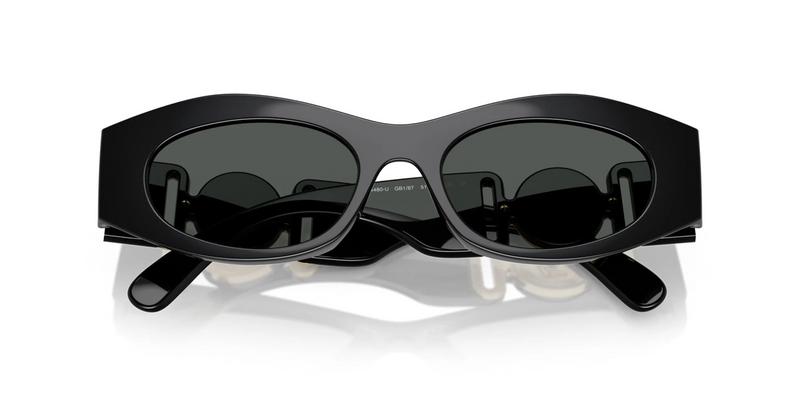 Black Rounded Biggie Sunglasses