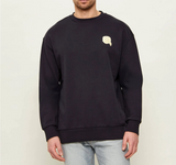 KL Black Embroidered Emoji Jumper
