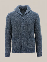 Allebasi Navy Knit Cardigan