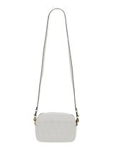 Virtus Quilted Square Crossbody Bag in White