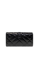Black Greca Goddess Leather Bag