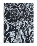 All Over Baroque Print Button Up Cotton Shirt