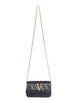 Virtus Black Quilted Crossbody Bag