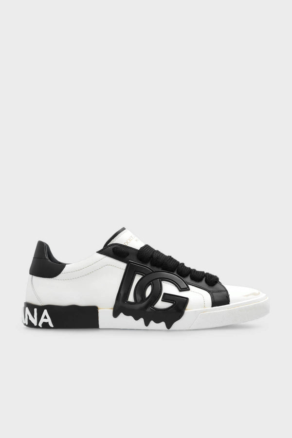DG Black and White Logo Sneaker