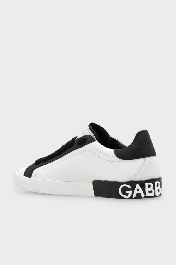 DG Black and White Logo Sneaker
