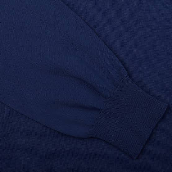 Navy Long Sleeve Polo Shirt