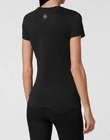 T-Shirt Sexy Pure Crystals Teddy in Black