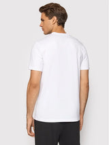 White KL Portrait Print T-Shirt