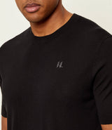 KL Black Knit T-Shirt