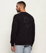 KL Black Embroidered Back Jumper