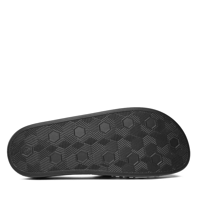 Men’s Chain Couture Slides Black/White