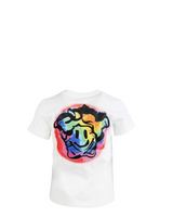 White Multicolour Medusa T-Shirt