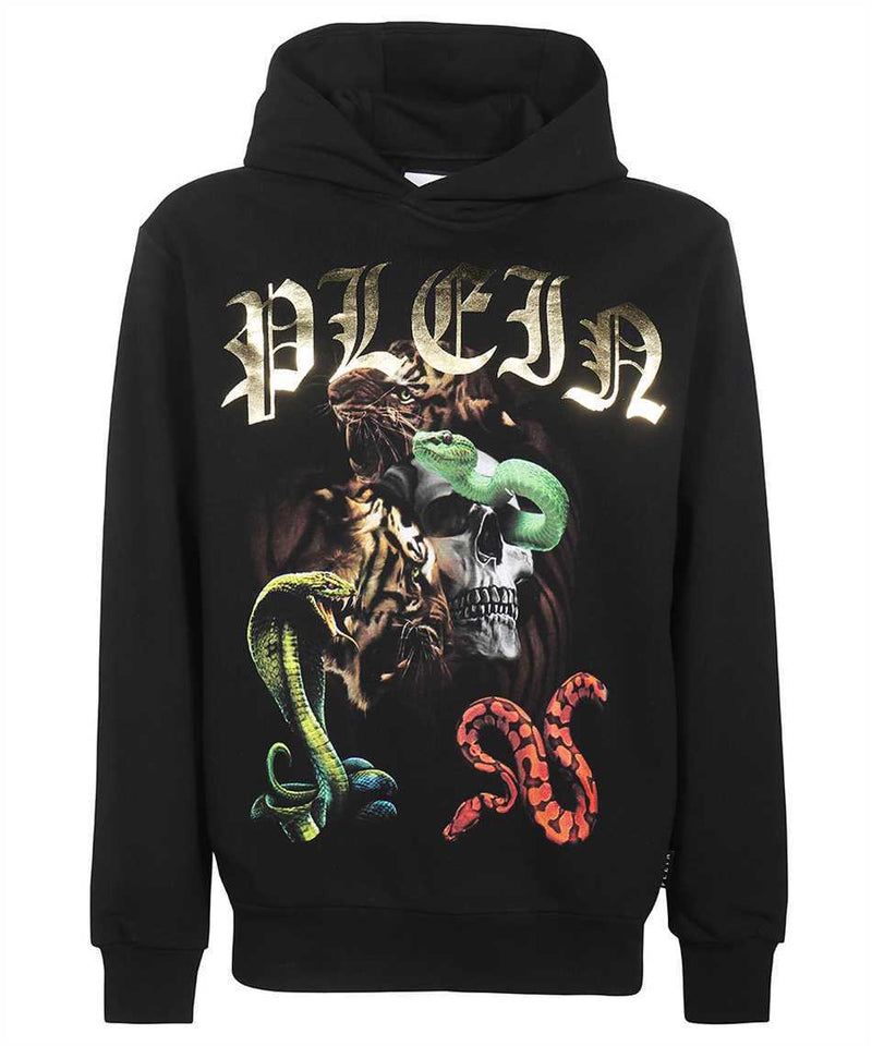 Black Graphic Hoodie