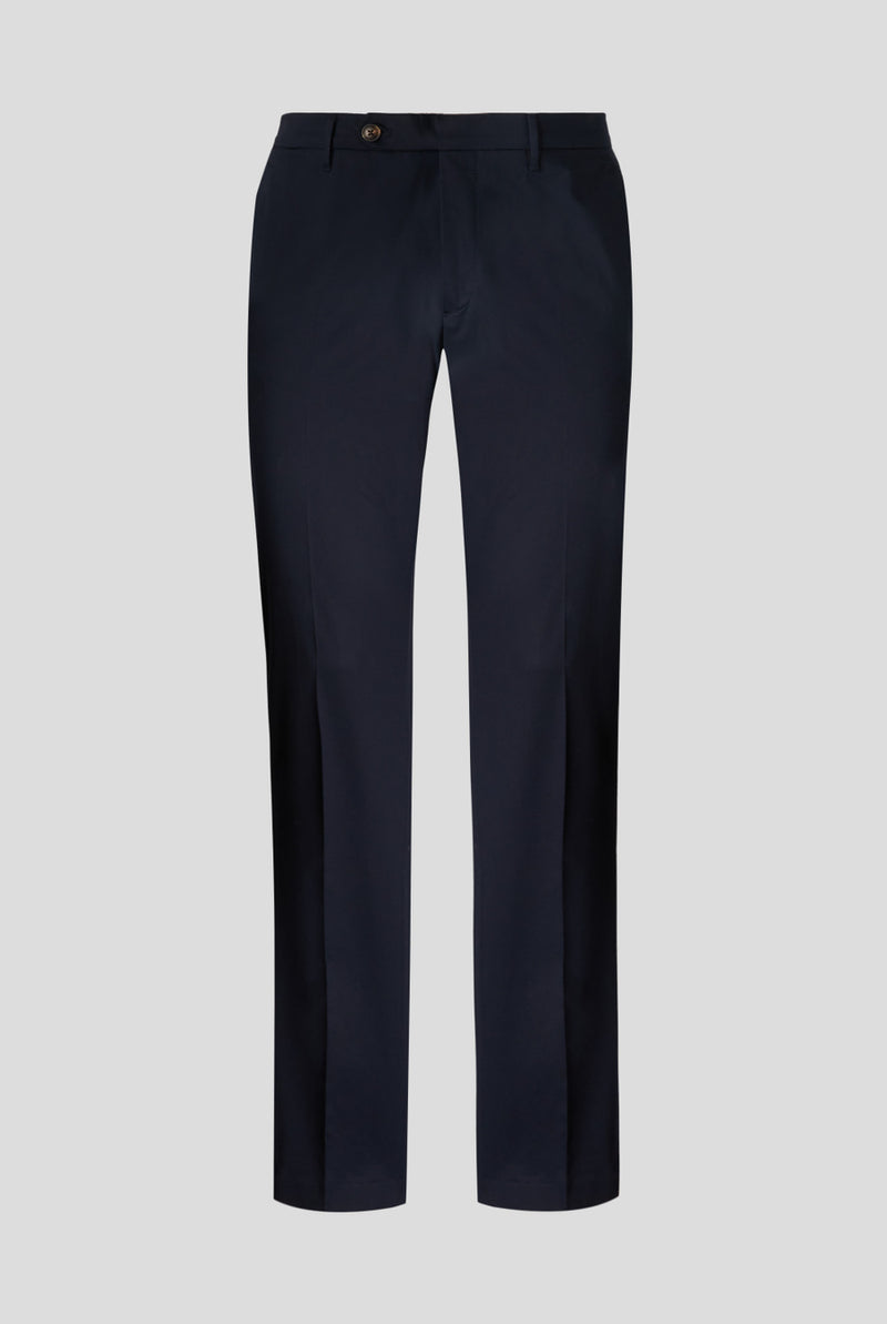 Slim Fit Cotton Chino in Navy
