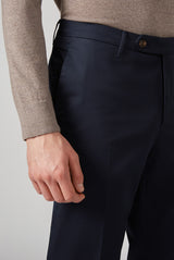 Slim Fit Cotton Chino in Navy