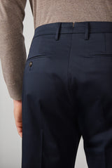 Slim Fit Cotton Chino in Navy