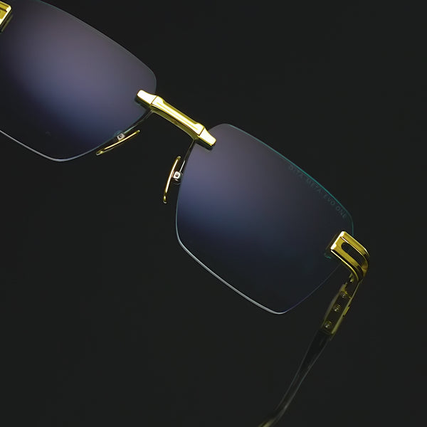 Meta-Evo One in Antique Silver/Blue Swirl