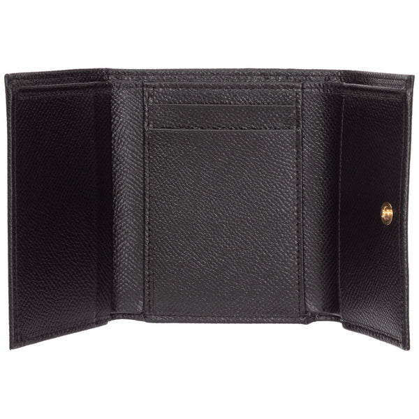 Dauphine Black Leather Wallet