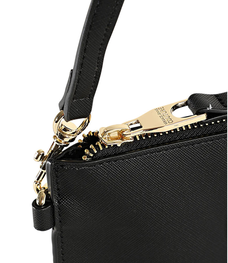VJC Gold Logo Zip Handbag
