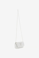 Virtus Silver Embellished Clutch