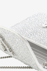 Virtus Silver Embellished Clutch