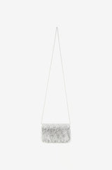 Virtus Silver Embellished Clutch