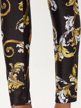 Black Baroque High Rise Leggings