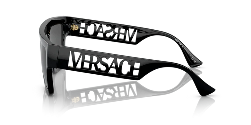 Versace Black/Dark Grey Sunglasses
