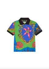 Trésor De La Mer Kids Print Polo Shirt
