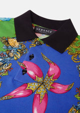 Trésor De La Mer Kids Print Polo Shirt
