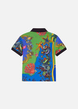Trésor De La Mer Kids Print Polo Shirt