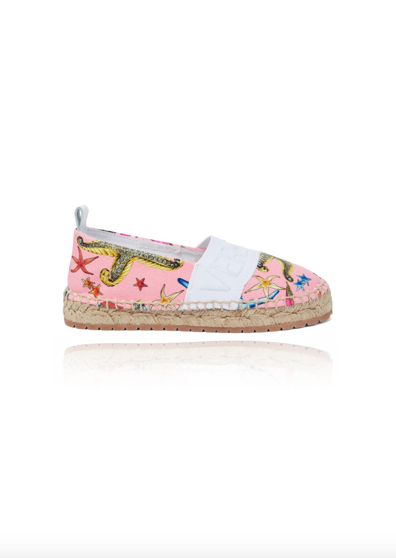 Trésor De La Mer Kids Print Espadrilles