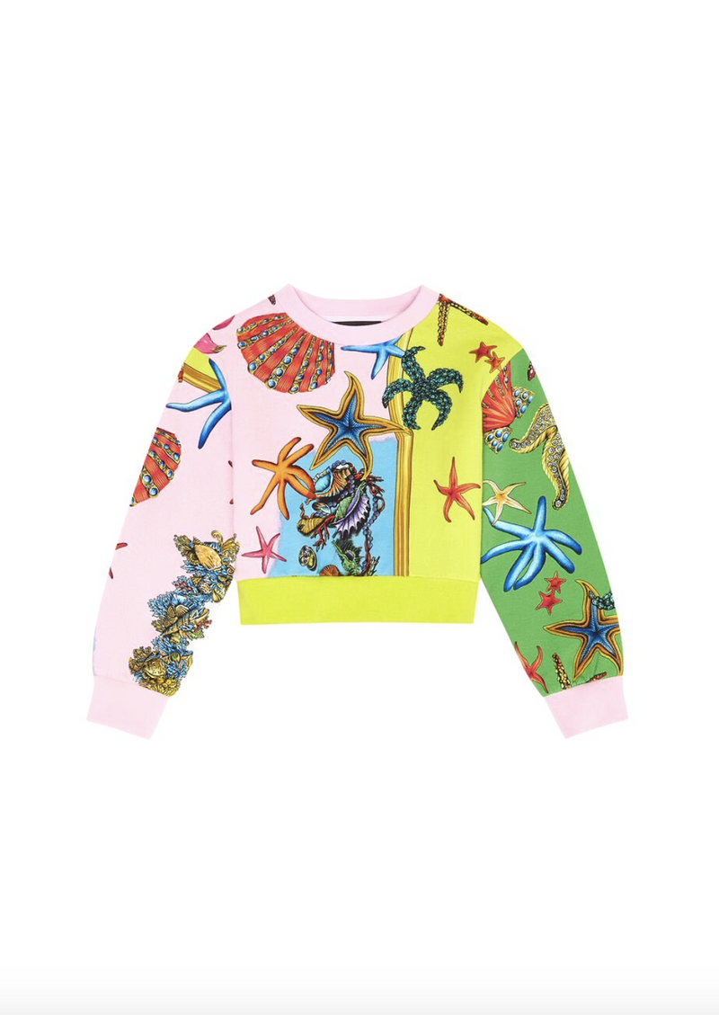 Trésor De La Mer Kids Print Sweatshirt