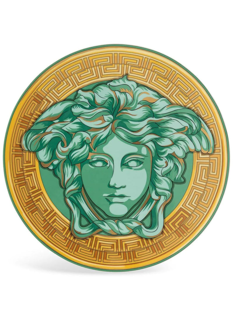 Medusa Amplified Service Plate Green 33cm